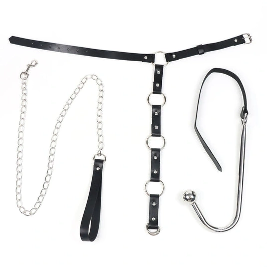 5853 Leash Collar Anal with Hook EverydayUse Kinky and 0908